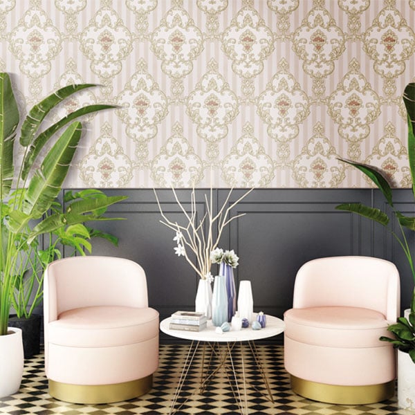 Galerie Wallpaper Product code: 4604R - Italian Glamour Wallpaper Collection - Pink Colours -  