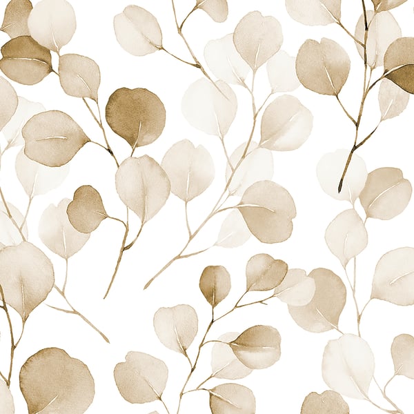 Galerie Wallpaper Product code: 47422 - Flora Wallpaper Collection - White, Brown  Colours -  