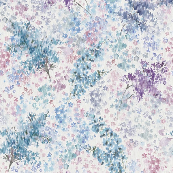 Galerie Wallpaper Product code: 47450 - Flora Wallpaper Collection - White, Blue, Purple Colours -  