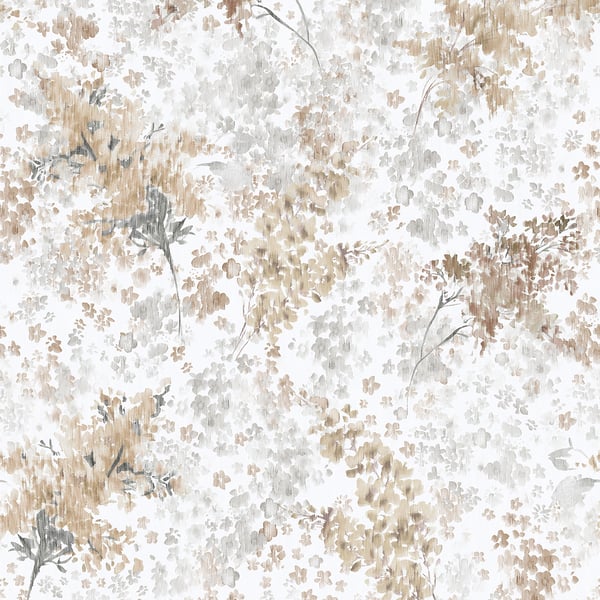 Galerie Wallpaper Product code: 47453 - Flora Wallpaper Collection - White, Brown, Grey Colours -  