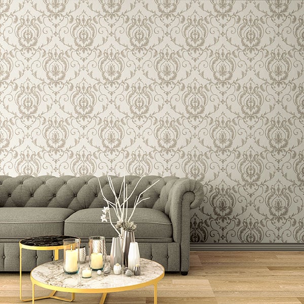 Galerie Wallpaper Product code: 47511R - Ornamenta 2 Wallpaper Collection - Silver Beige Colours -  
