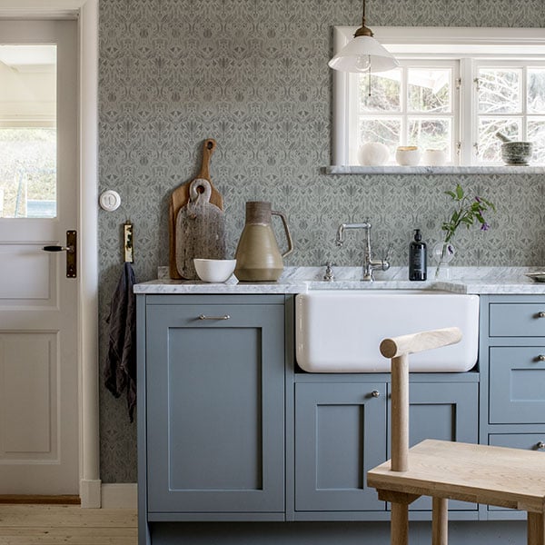 Galerie Wallpaper Product code: 51018R - Blomstermala Wallpaper Collection - Grey Colours -  