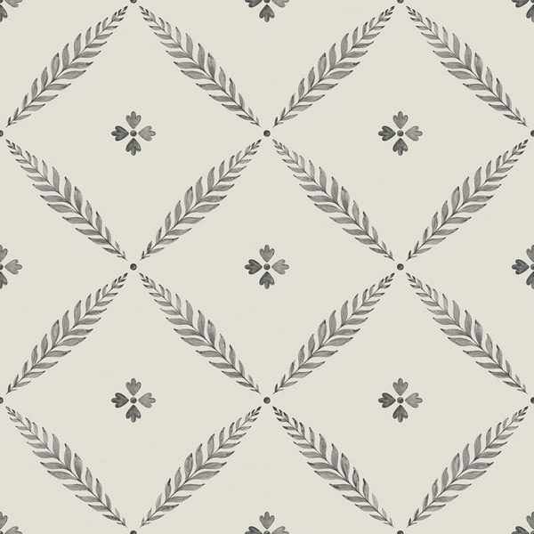 Galerie Wallpaper Product code: 51021 - Blomstermala Wallpaper Collection - Black White Monochrome Colours -  