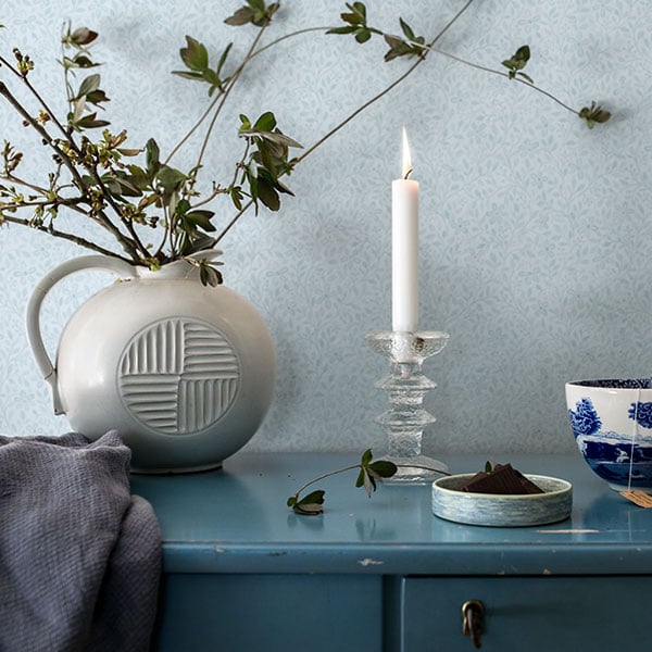 Galerie Wallpaper Product code: 51032R - Blomstermala Wallpaper Collection - Blue Colours -  