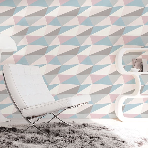 Galerie Wallpaper Product code: 51183603R - Skandinavia 2 Wallpaper Collection - Pink Blue Grey White Colours -  