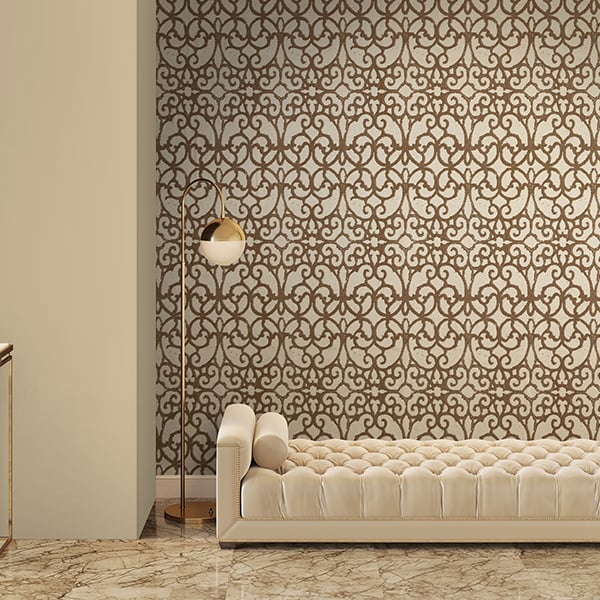 Galerie Wallpaper Product code: 51207R - Universe Wallpaper Collection - Brown Bronze Cream Colours -  