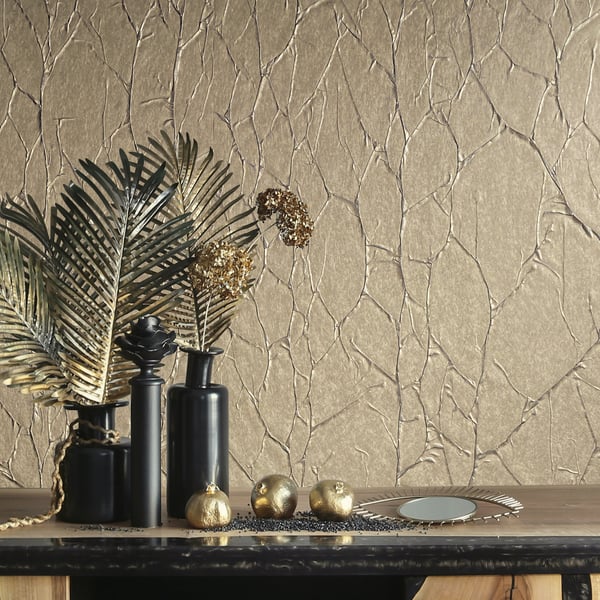 Galerie Wallpaper Product code: 63420_2 - Natural Opulence Wallpaper Collection - Copper Colours -  