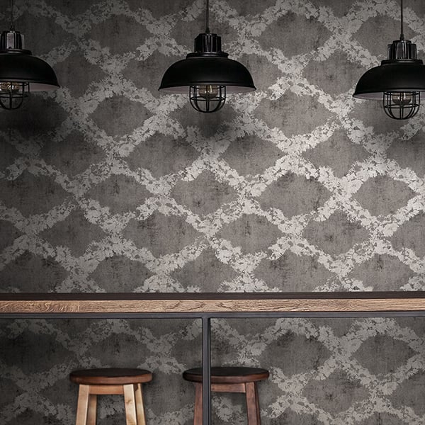 Galerie Wallpaper Product code: 64985R - Crafted Wallpaper Collection - Brown Grey Silver Colours -  
