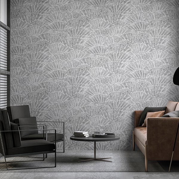 Galerie Wallpaper Product code: 65002R - Feel Wallpaper Collection - Grey Silver Colours -  
