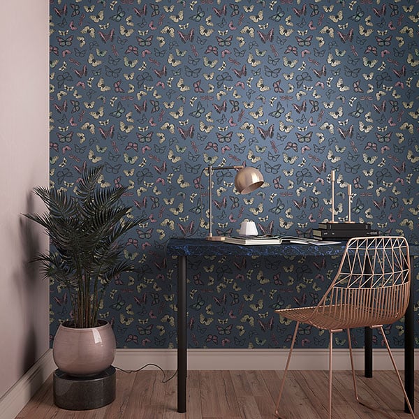 Galerie Wallpaper Product code: 6771-30R - Imagine Wallpaper Collection - Blue Pink Yellow Colours -  
