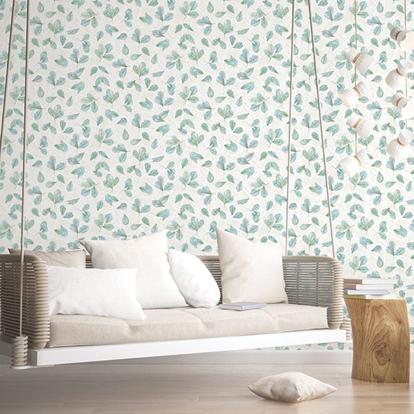 Galerie Wallpaper Product code: 7303R - Evergreen Wallpaper Collection - Aqua Mica Colours -  