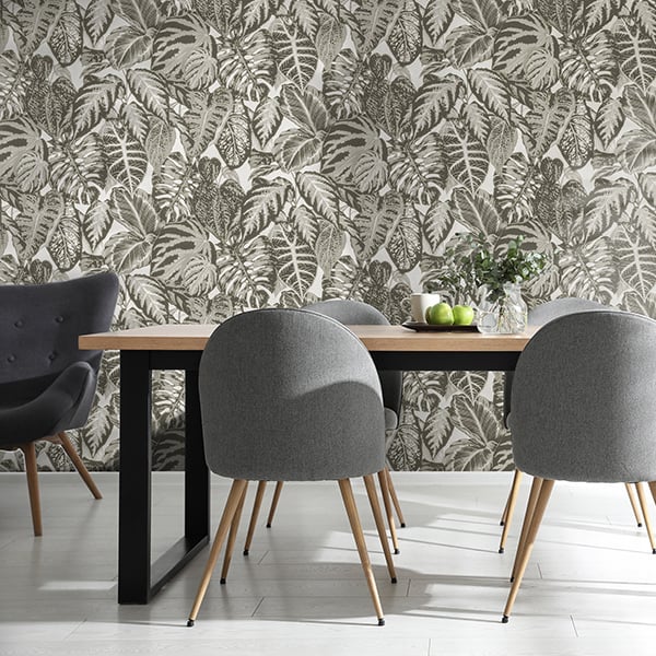 Galerie Wallpaper Product code: 81263R - Feel Wallpaper Collection - Grey Charcoal Ecru White Beige Colours -  
