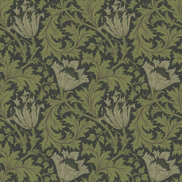 Galerie Wallpaper Product code: 82005 - Hidden Treasures Wallpaper Collection - Green black Colours -  