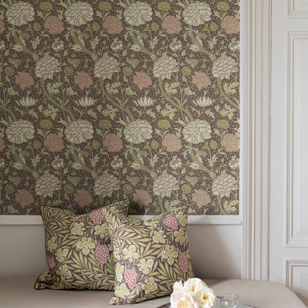 Galerie Wallpaper Product code: 82036_2 - Hidden Treasures Wallpaper Collection - Green pink Colours -  