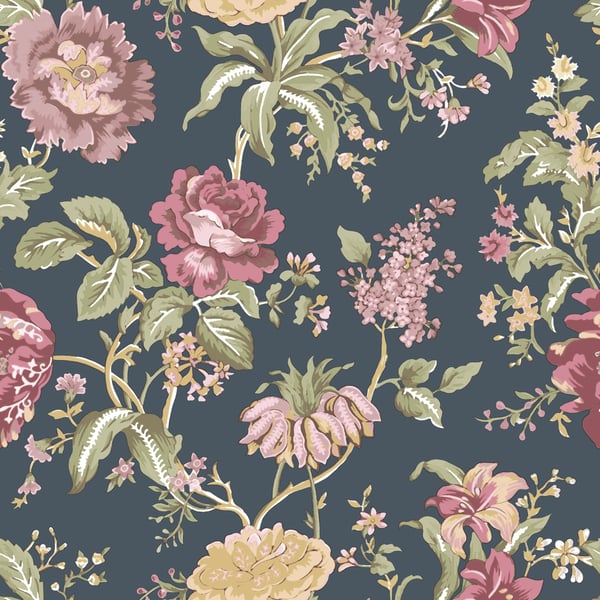 Galerie Wallpaper Product code: 8308 - Blooming Garden Wallpaper Collection - Blue Colours -  