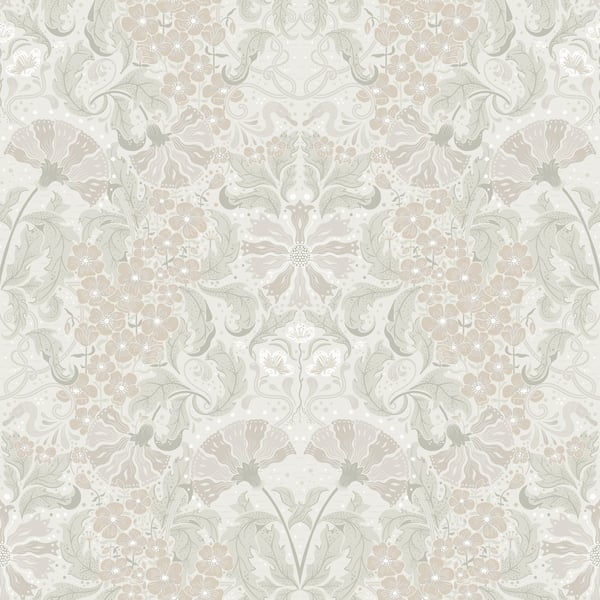 Galerie Wallpaper Product code: 83118 - Hjarterum Wallpaper Collection - Taupe Olive Cream Colours -  
