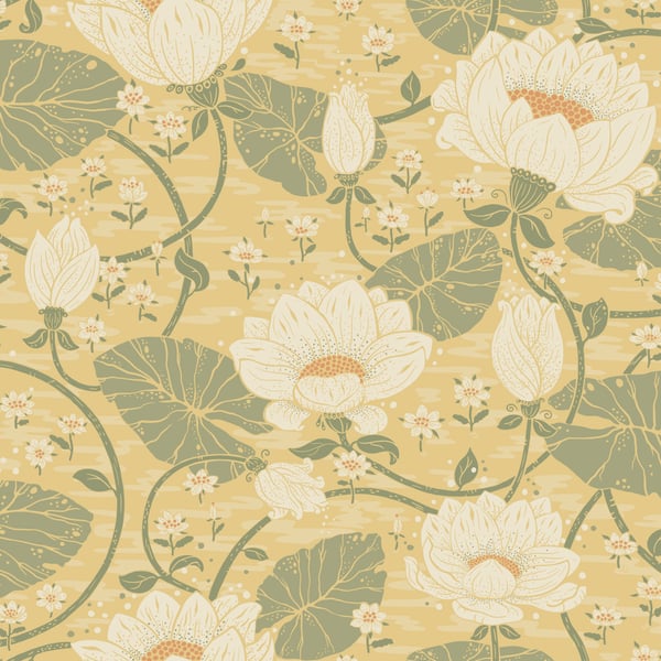 Galerie Wallpaper Product code: 83123 - Hjarterum Wallpaper Collection - Light yellow Colours -  
