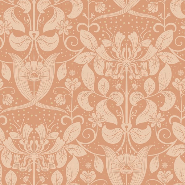 Galerie Wallpaper Product code: 83128 - Hjarterum Wallpaper Collection - Orange Colours -  