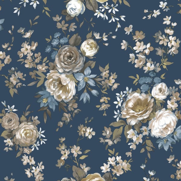 Galerie Wallpaper Product code: 8313 - Blooming Garden Wallpaper Collection - Blue Colours -  