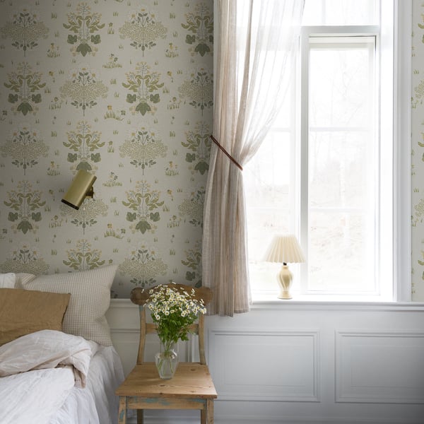 Galerie Wallpaper Product code: 83133_2 - Hjarterum Wallpaper Collection - White Colours -  