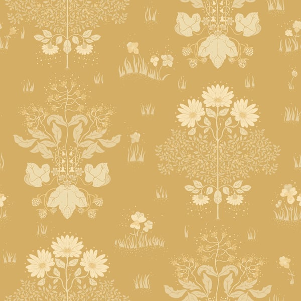 Galerie Wallpaper Product code: 83135 - Hjarterum Wallpaper Collection - Yellow Colours -  