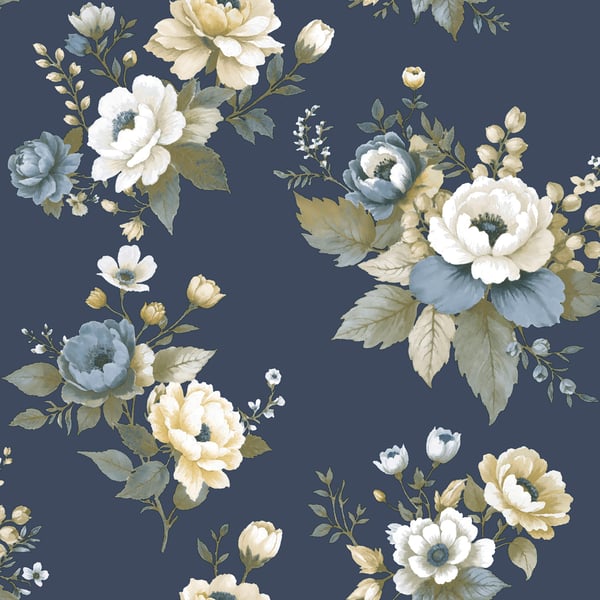 Galerie Wallpaper Product code: 8332 - Blooming Garden Wallpaper Collection - Blue Colours -  