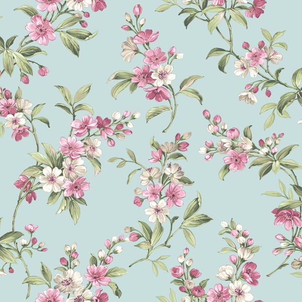 Galerie Wallpaper Product code: 84006 - Cottage Chic Wallpaper Collection - Tiffany Colours -  