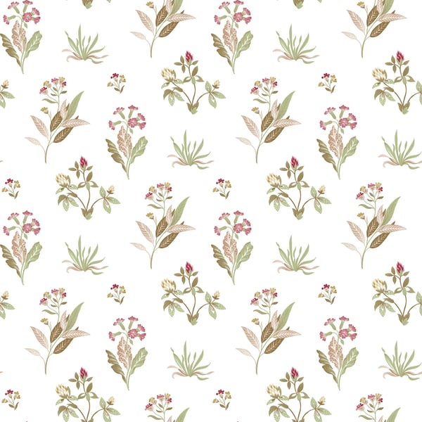 Galerie Wallpaper Product code: 84011 - Cottage Chic Wallpaper Collection - Red Colours -  