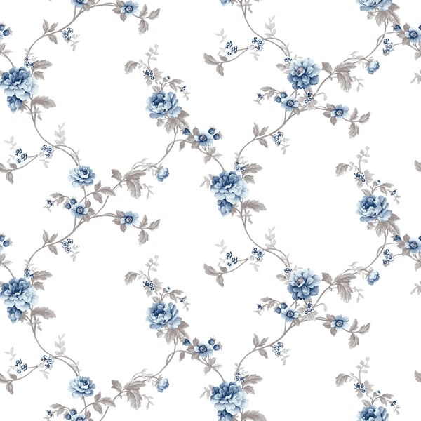 Galerie Wallpaper Product code: 84035 - Cottage Chic Wallpaper Collection - Blue Colours -  