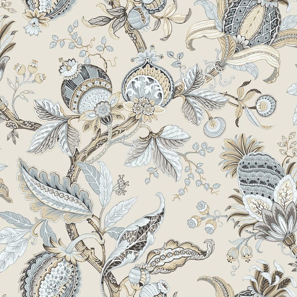 Galerie Wallpaper Product code: 84039 - Cottage Chic Wallpaper Collection - Black Colours -  