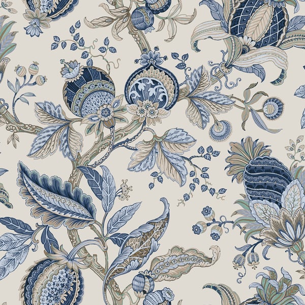 Galerie Wallpaper Product code: 84040 - Cottage Chic Wallpaper Collection - Blue Colours -  