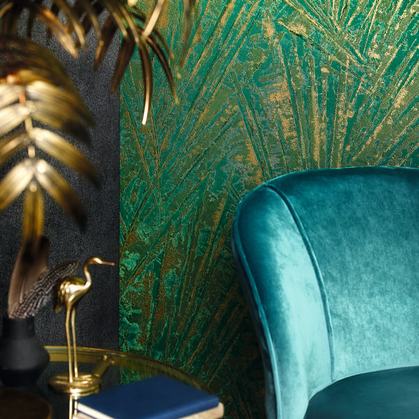 Galerie Wallpaper Product code: 91936_2 - Energy Wallpaper Collection - Green, Gold Colours -  
