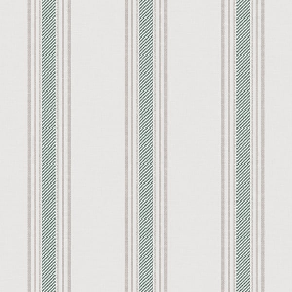 Galerie Wallpaper Product code: 9810-4 - Essential Stripes Wallpaper Collection - Green Colours -  