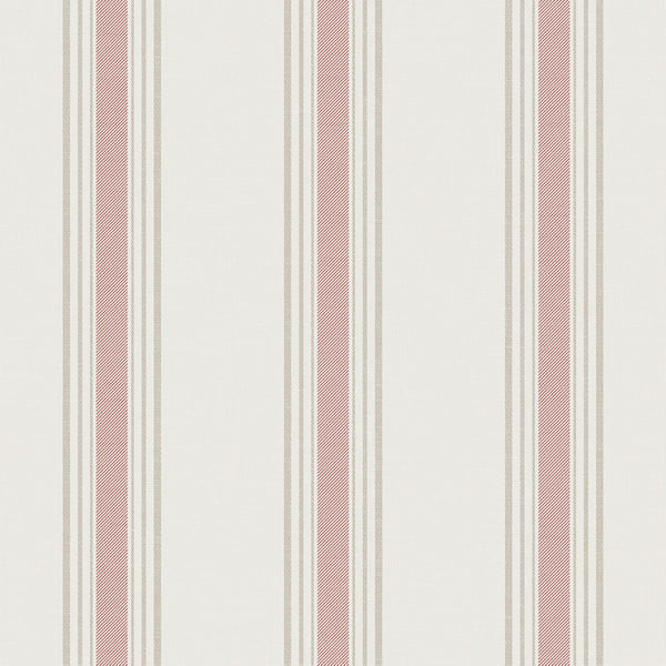 Galerie Wallpaper Product code: 9810-5 - Essential Stripes Wallpaper Collection - Burgundy Pink Colours -  