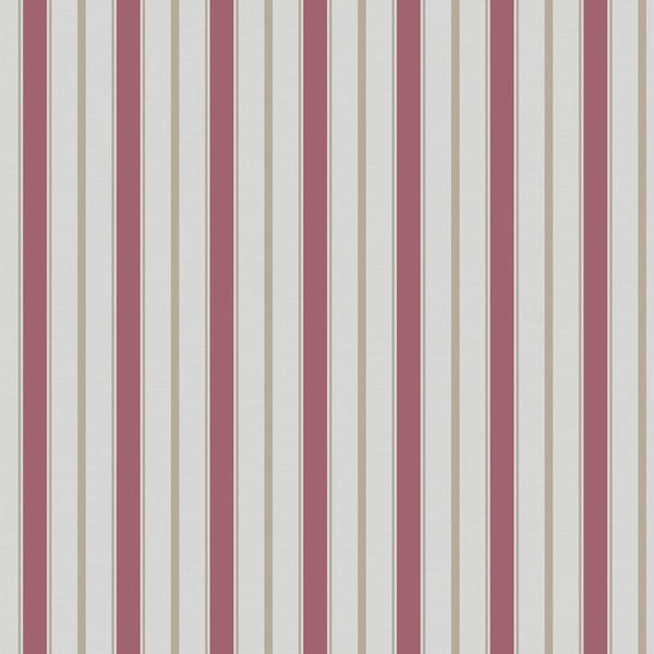 Galerie Wallpaper Product code: 9816-6 - Essential Stripes Wallpaper Collection - Burgundy Pink Colours -  
