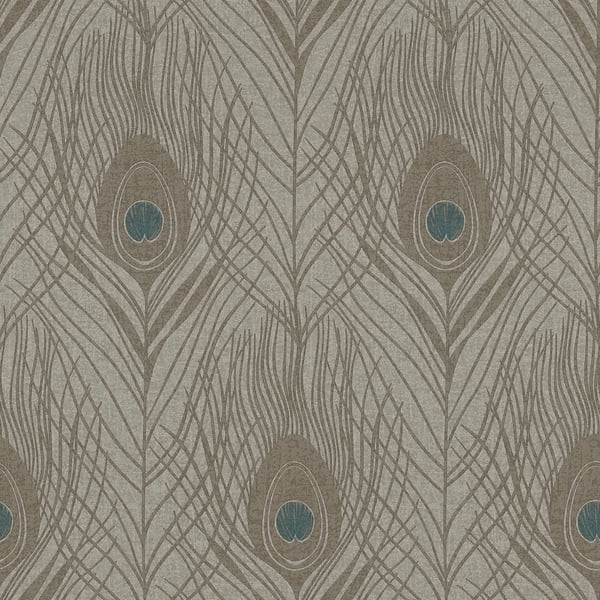 Galerie Wallpaper Product code: AC60008 - Absolutely Chic Wallpaper Collection - Blue Brown Grey Colours -  