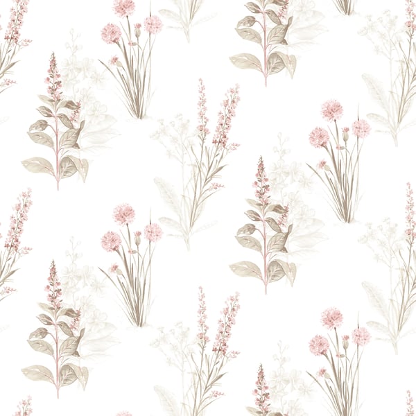 Galerie Wallpaper Product code: AF37715 - Abby Rose 4 Wallpaper Collection - Pink Khaki Grey Colours -  