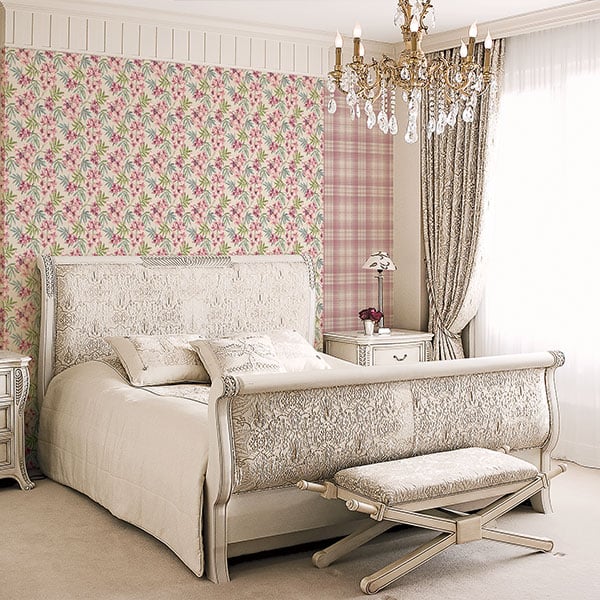 Galerie Wallpaper Product code: AF37724R_AF37719R - Abby Rose 4 Wallpaper Collection - Taupe Pink Plum Colours -  