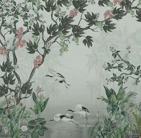 Galerie Wallpaper Product code: BB30196 - Bombay Design Wallpaper Collection - Green, Grey Colours -  