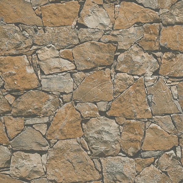 Galerie Wallpaper Product code: BB51138 - Bricks And More Wallpaper Collection - Beige Brown Black Colours -  
