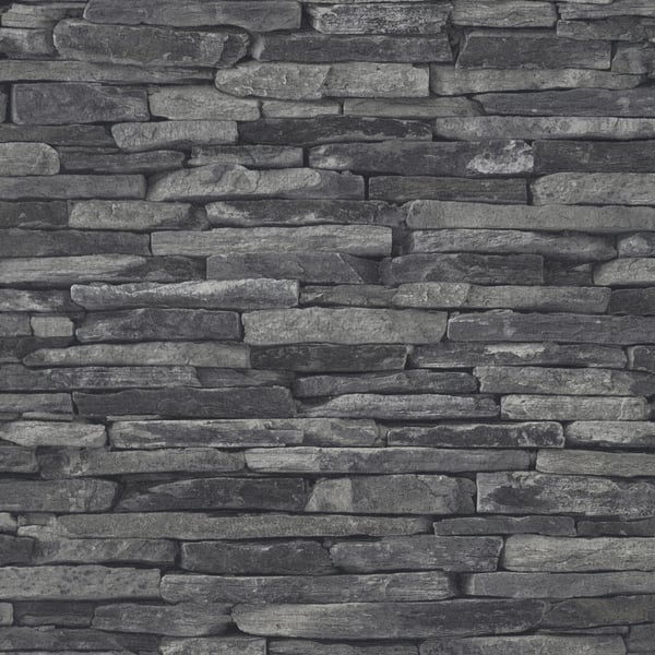 Galerie Wallpaper Product code: BB51146 - Bricks And More Wallpaper Collection - Grey Black Colours -  