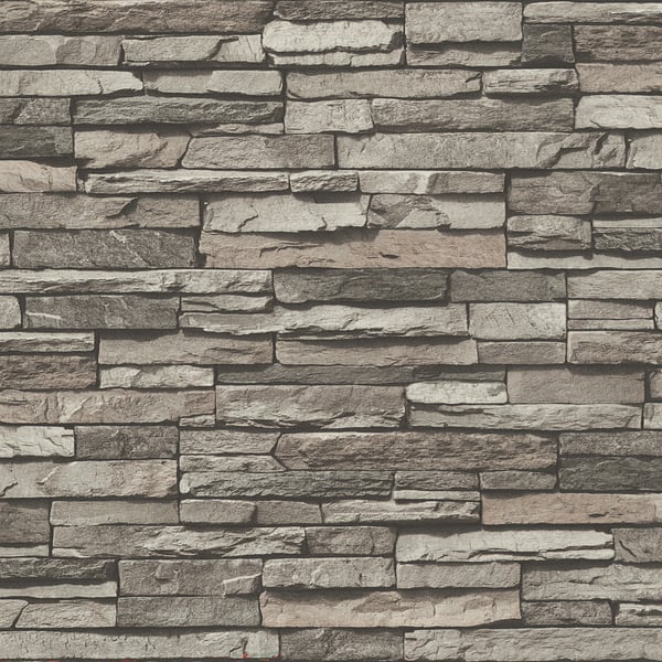 Galerie Wallpaper Product code: BB51148 - Bricks And More Wallpaper Collection - Cream Grey Black Colours -  