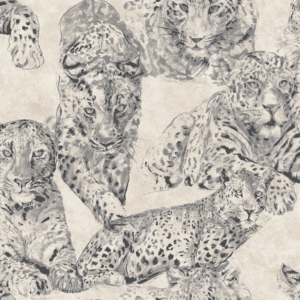 Galerie Wallpaper Product code: BL22720 - Botanica Wallpaper Collection - Grey Beige Colours -  