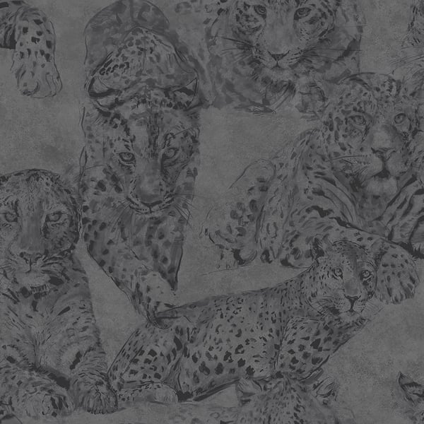 Galerie Wallpaper Product code: BL22722 - Botanica Wallpaper Collection - Black Colours -  