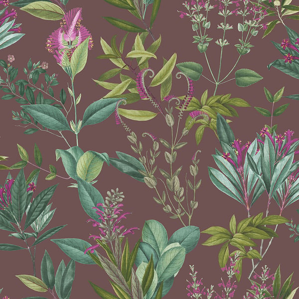 Galerie Wallpaper Product code: BL22742 - Botanica Wallpaper Collection - Purple Colours -  