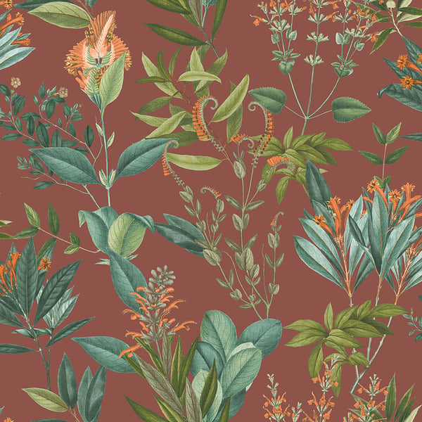 Galerie Wallpaper Product code: BL22743 - Botanica Wallpaper Collection - Red Colours -  