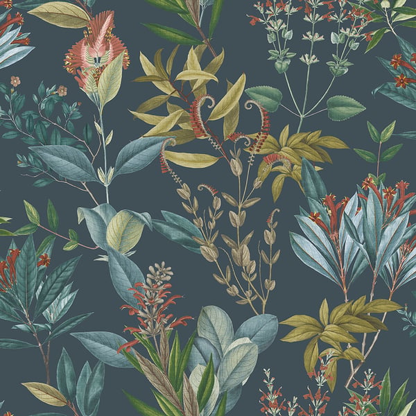 Galerie Wallpaper Product code: BL22744 - Botanica Wallpaper Collection - Blue Colours -  