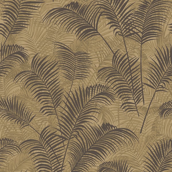 Galerie Wallpaper Product code: BL22761 - Botanica Wallpaper Collection - Yellow Gold Dark Brown Colours -  