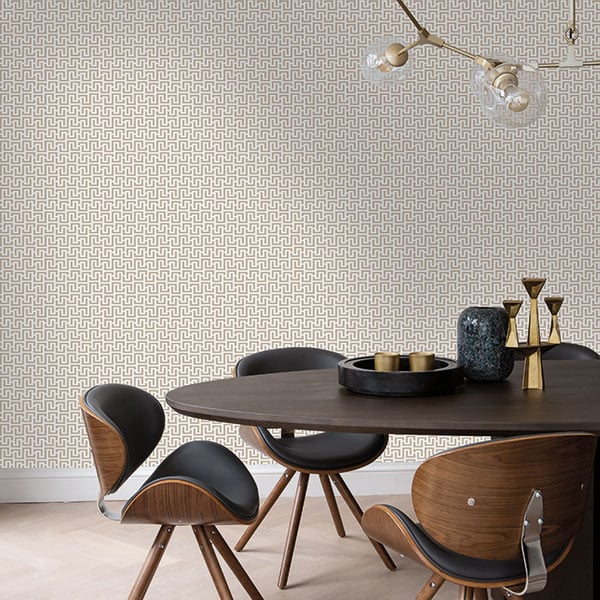 Galerie Wallpaper Product code: BO23082R - Luxe Wallpaper Collection - White Silver Colours -  