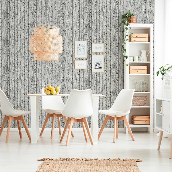 Galerie Wallpaper Product code: BW51006R - Blooming Wild Wallpaper Collection - Grey White Colours -  